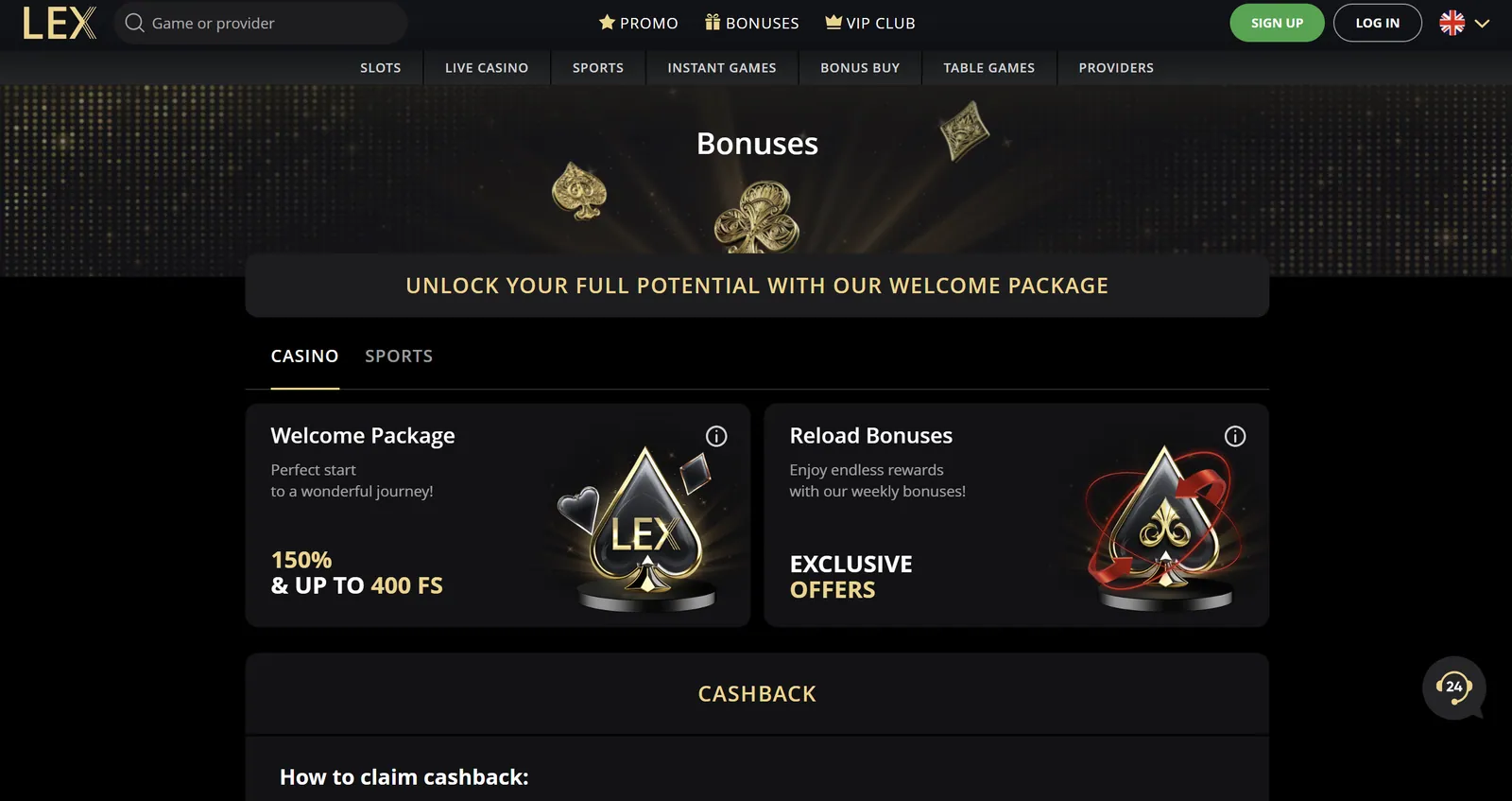 lex casino apžvalga premija