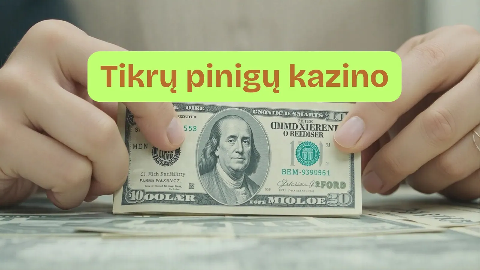 Tikrų pinigų internetinis kazino 2026