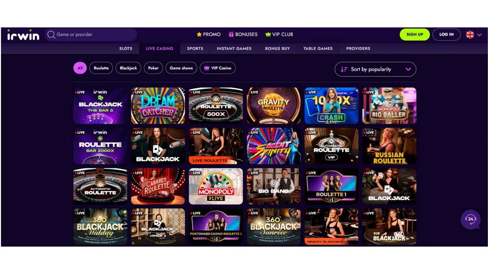 Kazino internetu 2026 Irwin Casino neteller